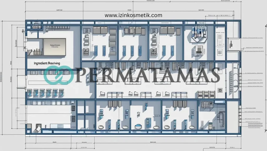 Fungsi Denah Alur Produksi dalam Proses Sertifikasi CPKB Kosmetik