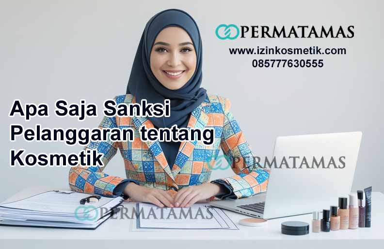 Apa Saja Sanksi Pelanggaran tentang Kosmetik